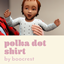 polka dot shirt for infants - base game recolor - boocrest logo