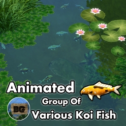 Animated Group of Koi Fish - Various ~ Animal ~ Fish ~ Pet logo