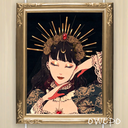 Divine Elegance - Gothic Queen Portrait