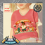 Toddler's Oversized Lifted Up Sleeves Graphic University Tee Shirt logo