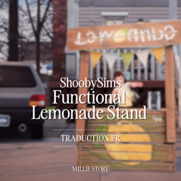 Stand de Limonade Fonctionnel par ShoobySims - Trad Fr logo
