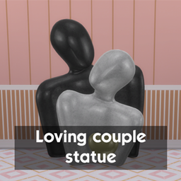 Loving Couple Statue logo
