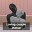 Loving Couple Statue logo