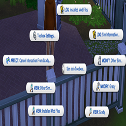 Sim Info Manager View / Modify Sim details / Info  By Lumpinou /  Translated to Spanish by dokimtz