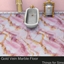 Gold Vein Pink Marble Floor logo