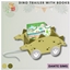 Dino trailer toy with books logo