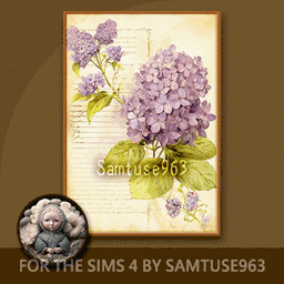 Classic Flower Painting #1 Extra A Samtuse963