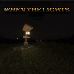 When the lights dim project image