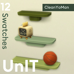 UnIT Shelf trio - The Sims 4 Build / Buy - CurseForge