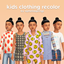 kids clothing recolor logo