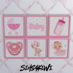 Baby Girl Nursery Art