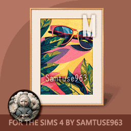 HQ Medium Table Painting Minimalist Vacation #1 Samtuse963 logo