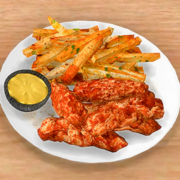Apple Restaurant Food Set:  Chicken Tenders Plate