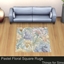 Pastel Floral Square Rugs logo