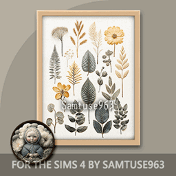 HQ Pressed Flower Mini Painting One #1 Extra G Samtuse963 project image