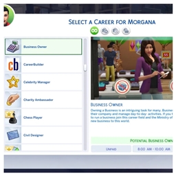 Business Owner Career by kiarasims4mods Portuguese translation