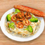 Apple Restaurant Food Set: Classic Blackened Shrimp Alfredo logo