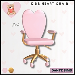 Kids Heart chair