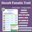 OCCULT FANATIC TRAIT (CAS) MOD By Vicky Sims /  Translated to Spanish by dokimtz logo