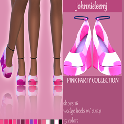 johnnieleemj Shoes 16 (Closed Wedge Heels w/ Strap) logo