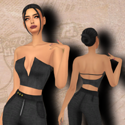 EVELINA BUSTIER BACK DETAILED  + 5 swatches  logo