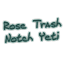 Rose Trash Notch Yeti logo