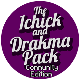 The 1chick & Drakma Community Pack logo