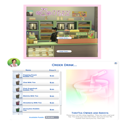 littlbowbub ThrifTea ~ Bubble Tea Counter Override / translation spanish by Monisims