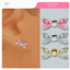 Chic bow earrings logo