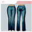 Cross Embroidered Jeans logo