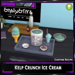 Custom Recipe: Kelp Crunch Ice Cream
