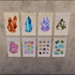 Crystals posters collection - Files - The Sims 4 Build / Buy - CurseForge