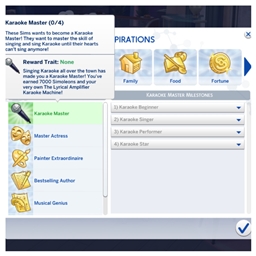 ✨Karaoke Master Aspiration by kiarasims4mods Spanish Translation-ES✨