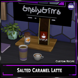 Custom Recipe: Salted Caramel Latte