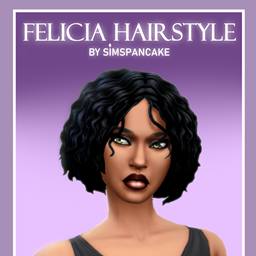 Felicia Hairstyle [Maxis Match] logo