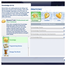 ✨Knowledge Aspiration by kiarasims4mods Spanish translation-ES✨
