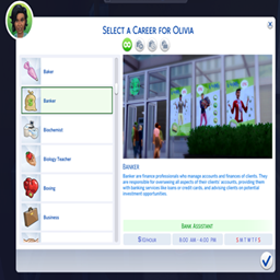 kiarasims Banker Career / translation spanish by Monisims