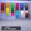 The wall cabinets in 33 colors logo