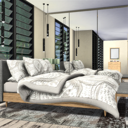 Pique Stars Bedroom logo