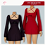 Gothic Cross Bow Mini Dress (+Swatches) logo