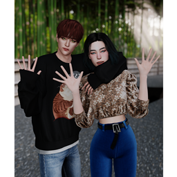 Friend poses #3
