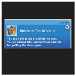 Going on a Business Trip by kiarasims4mods Portuguese translation