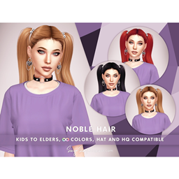SONYASIMS - Noble Hair (VERSION - B - NO FRONT STRANDS) logo