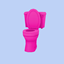 Groovy's Pink Toilet logo