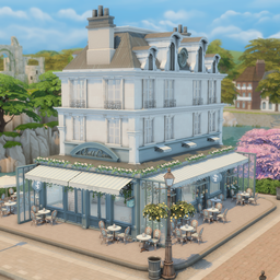 Small Parisian cafe