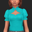 Life & Death Longer Keyhole Top logo
