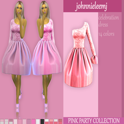 johnnieleemj Celebration Dress ( Pink Party Collection ) logo