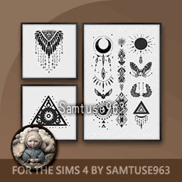 Tattoo Design Painting 3 Piece Set #1 Extra F Samtuse963 project image