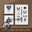 Tattoo Design Painting 3 Piece Set #1 Extra F Samtuse963 logo