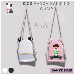 Kids Hanging panda bear chair